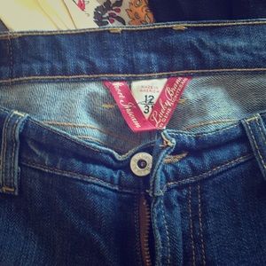 Lucky Brand dark wash sundown jean